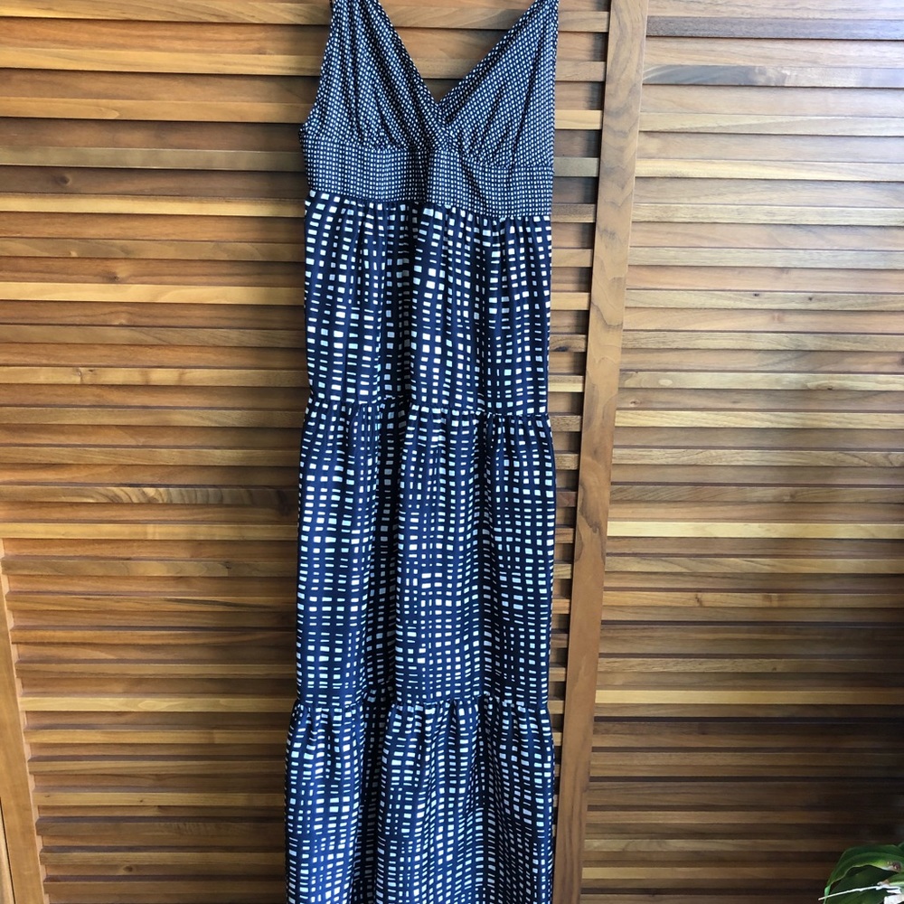 Theory silk maxi dress, size 2.